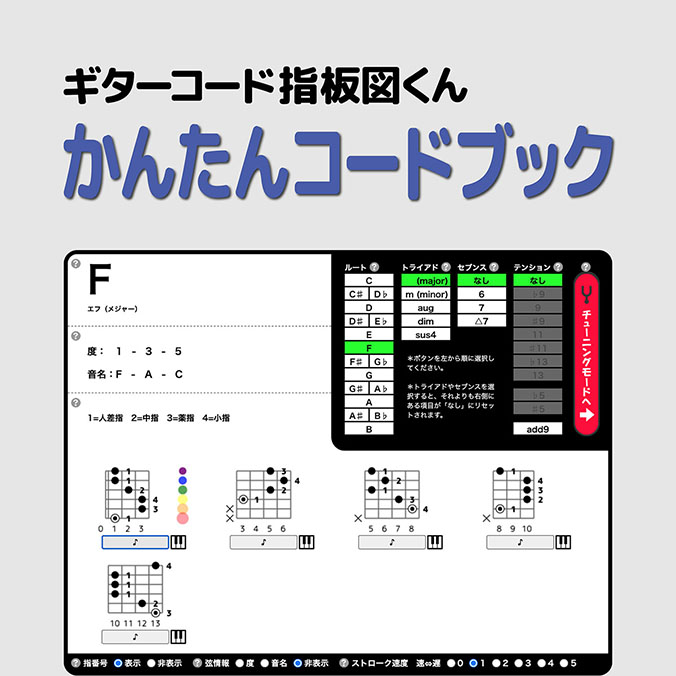 コードの構成音一覧 初心者集まれ 指板図くんのギター コード講座 第6回 ギター マガジンweb Guitar Magazine