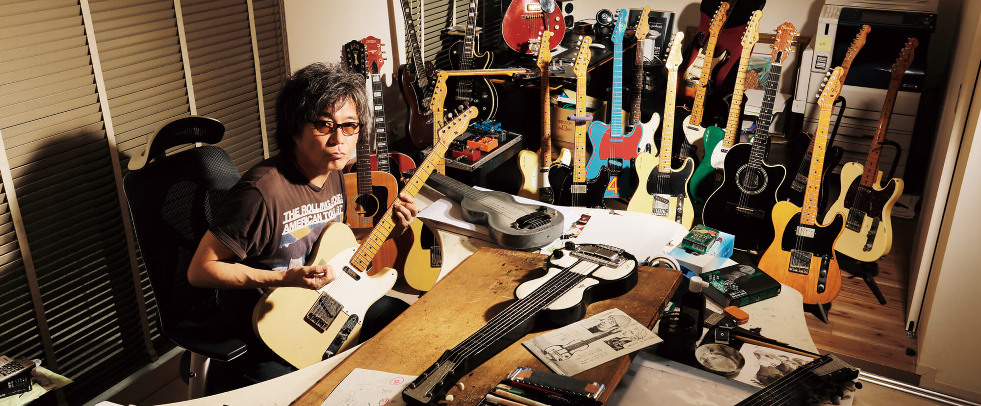 漫画家もギターで大きくなった Interview 髙橋ツトム ギター マガジンweb Guitar Magazine