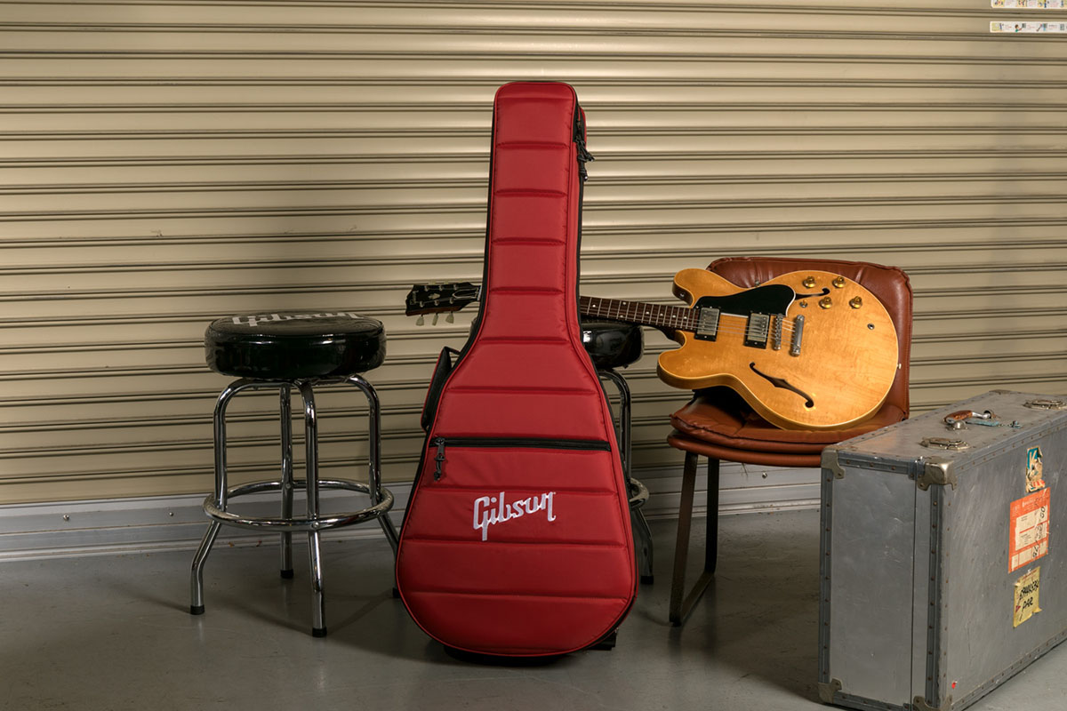 Gibson ギブソン 非売品 ギグバッグ セミハードケース ギターケース 赤 - エレキギター
