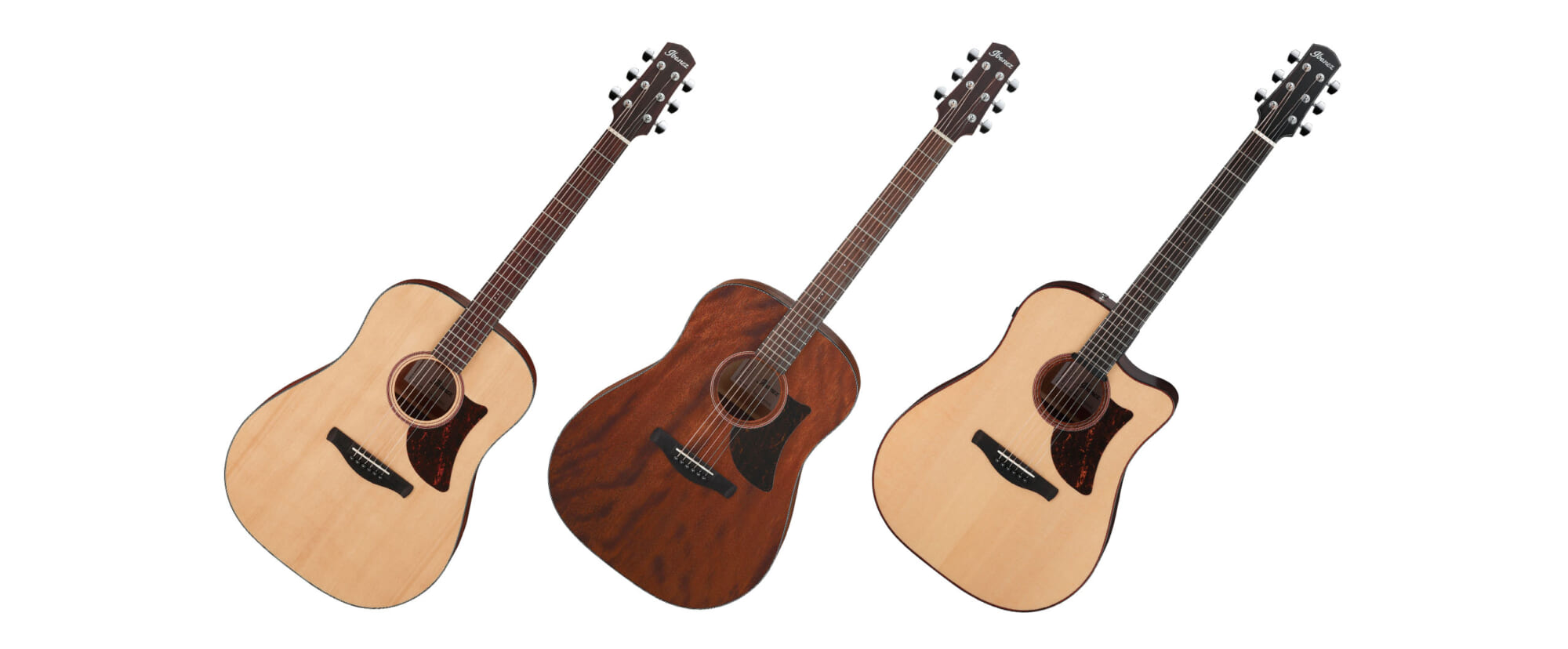 アイバニーズの新シリーズ“Advanced Acoustic”より、ドレッドノートの進化系アコースティック・ギターが登場