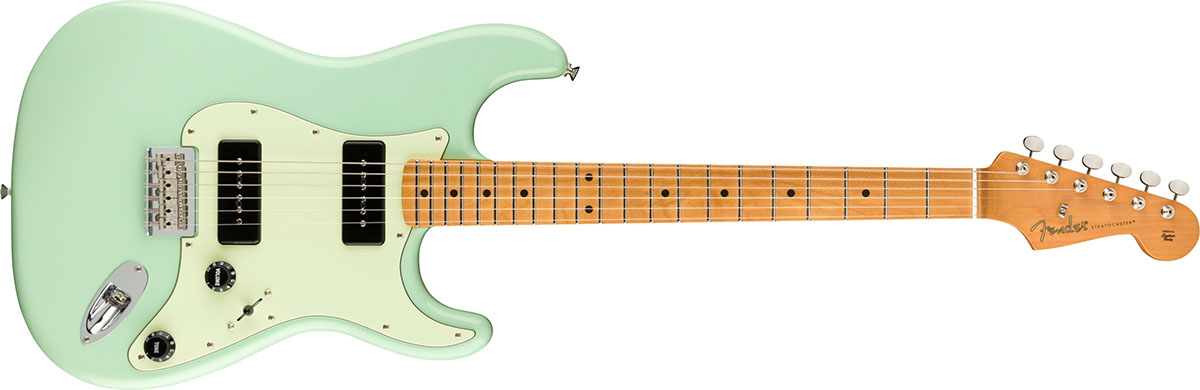 2021年製Fender ストラト P-90 メイプル指板 - ギター