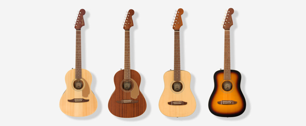 フェンダーのミニ・サイズ・アコースティック・ギター“California Miniシリーズ”の国内販売が開始