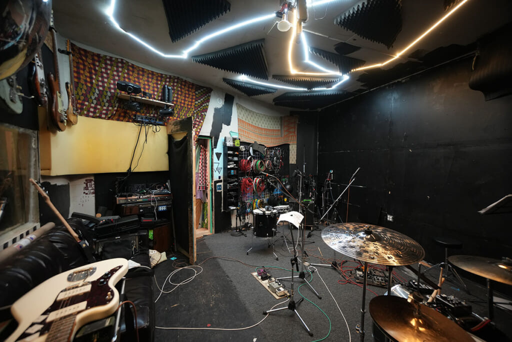 レコーディング・スタジオのプレイ・ルーム