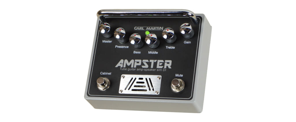Carl Martinより、本物のチューブを搭載したアンプ／スピーカー・シミュレーター・ペダル“Ampster”が登場