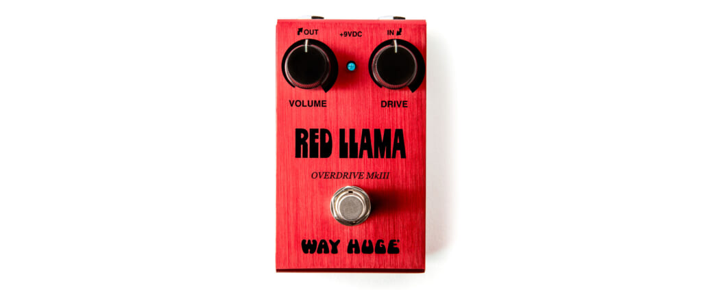 Way Huge30周年を記念し、オーバードライブの名機“Red Llama”がコンパクトな筐体で復活
