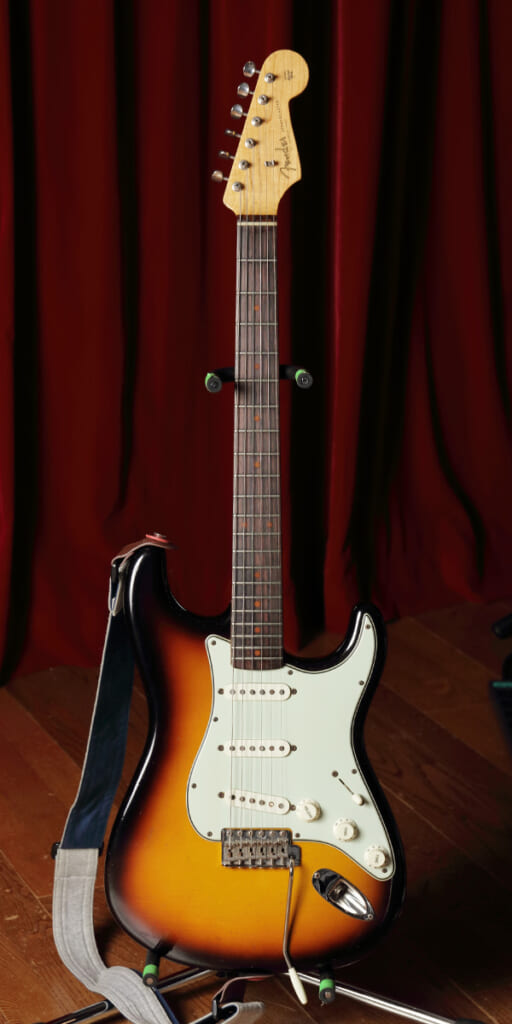 エジマハルシのFender／American Vintage Stratocaster。正面。