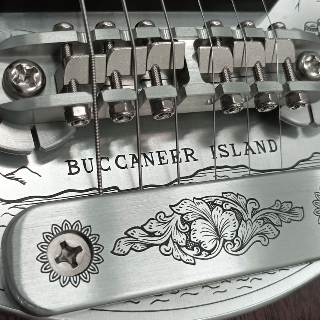 “BUCCANEER ISLAND”の文字