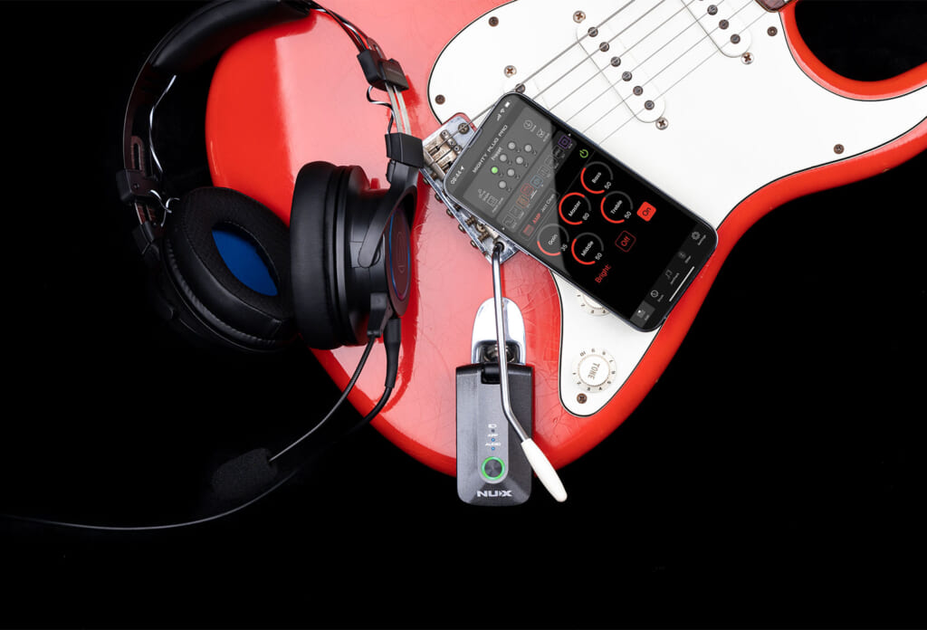 練習、録音、ライブ・ストリーミングで活躍するNUXのヘッドフォン・アンプ“Mighty Plug Pro”