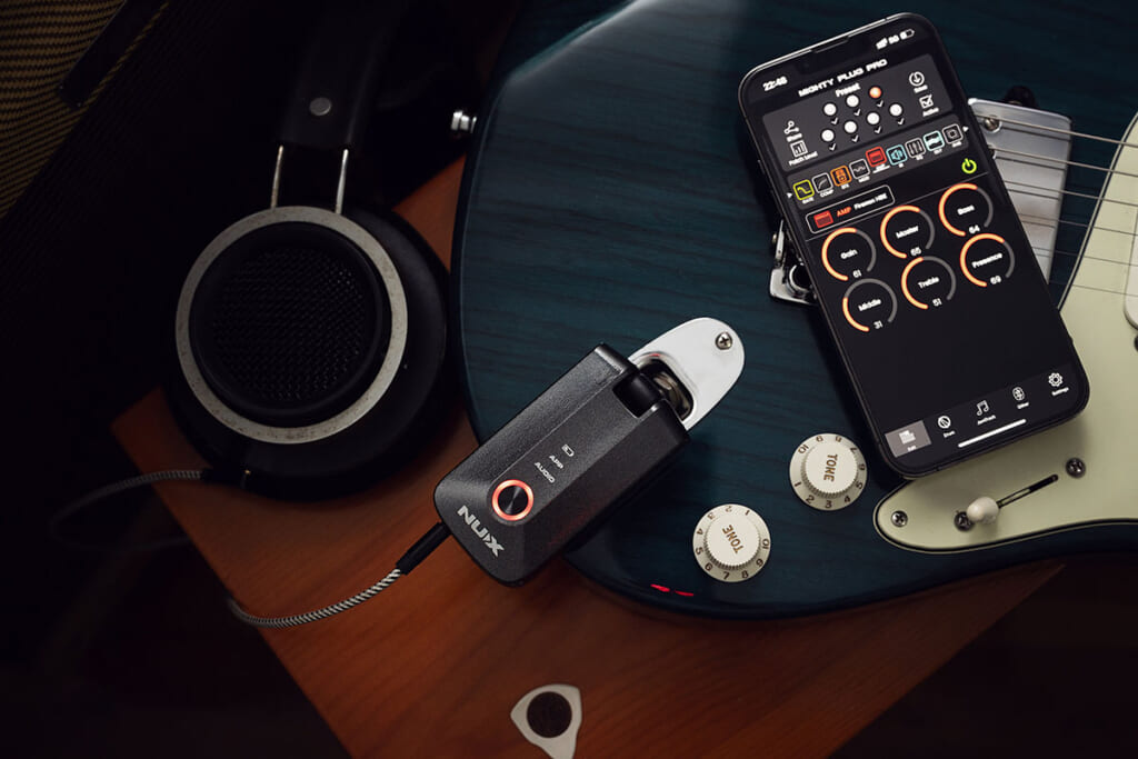 Mighty Plug Pro MP-3、ギター、ヘッドフォン、スマートフォン