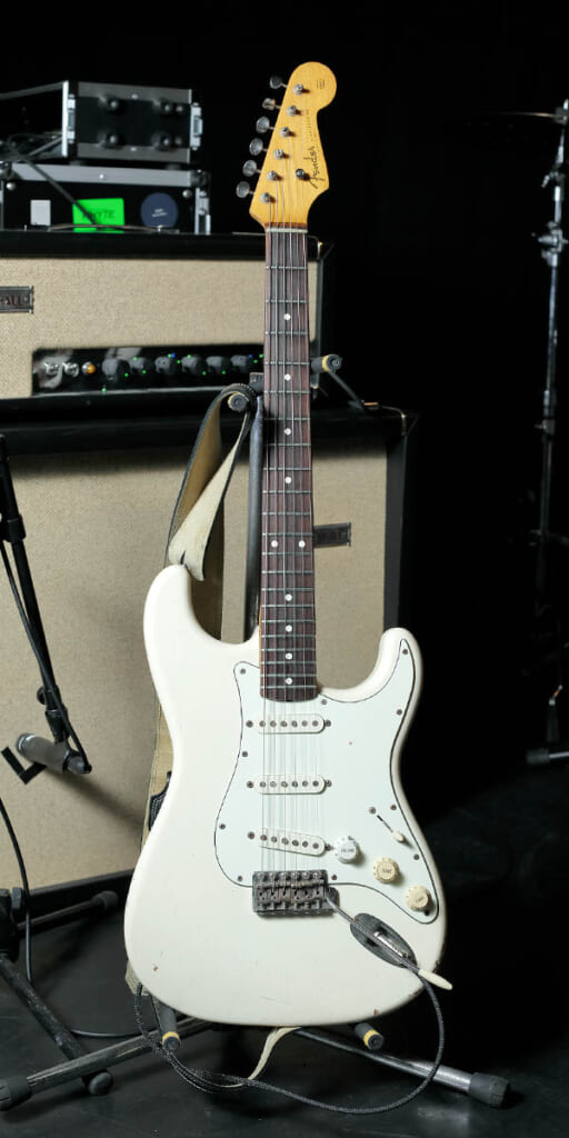 Fender／Stratocasterの前面。