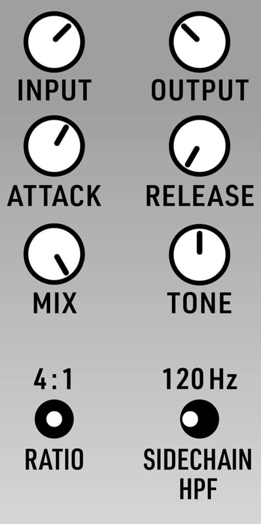 Empress Effects／Compressor MKIIのSample Setting 2。