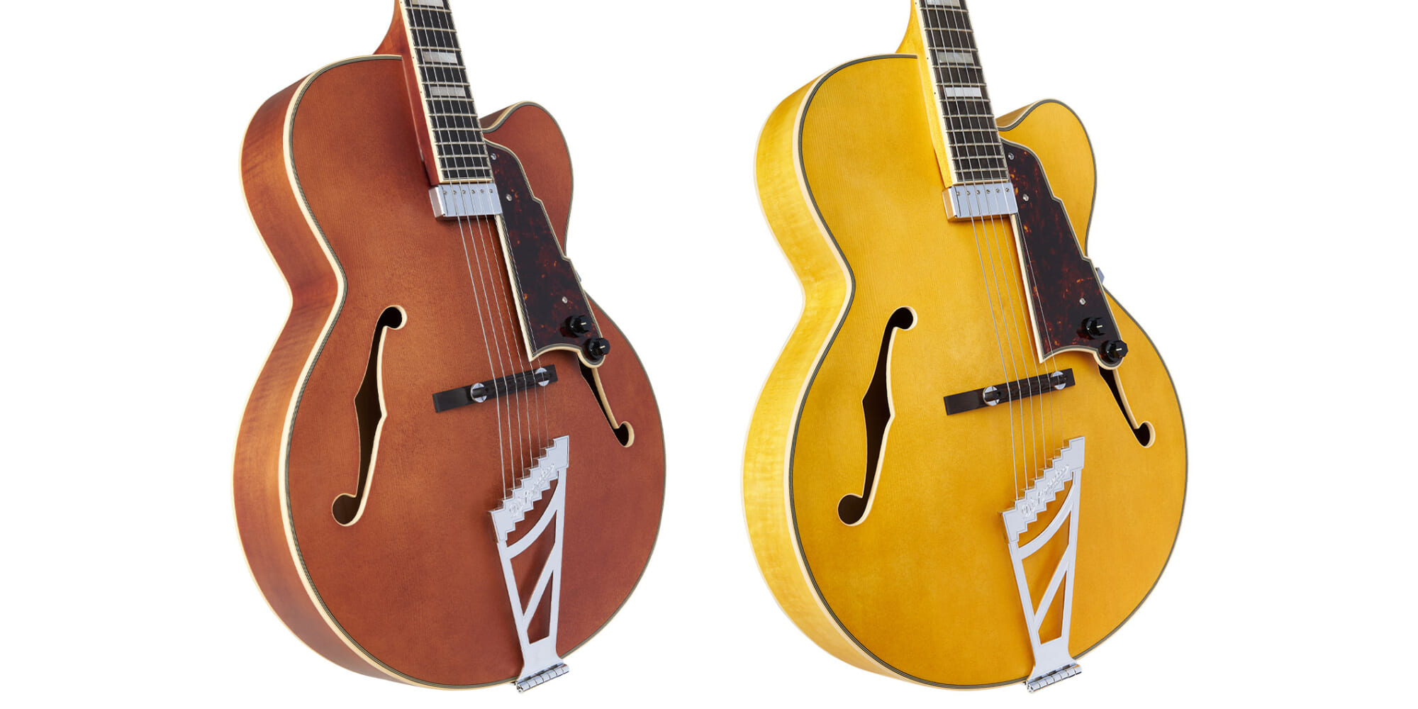 ディアンジェリコのホロウ・ボディ・ギターPremier EXL-1に、新色2モデルが仲間入り