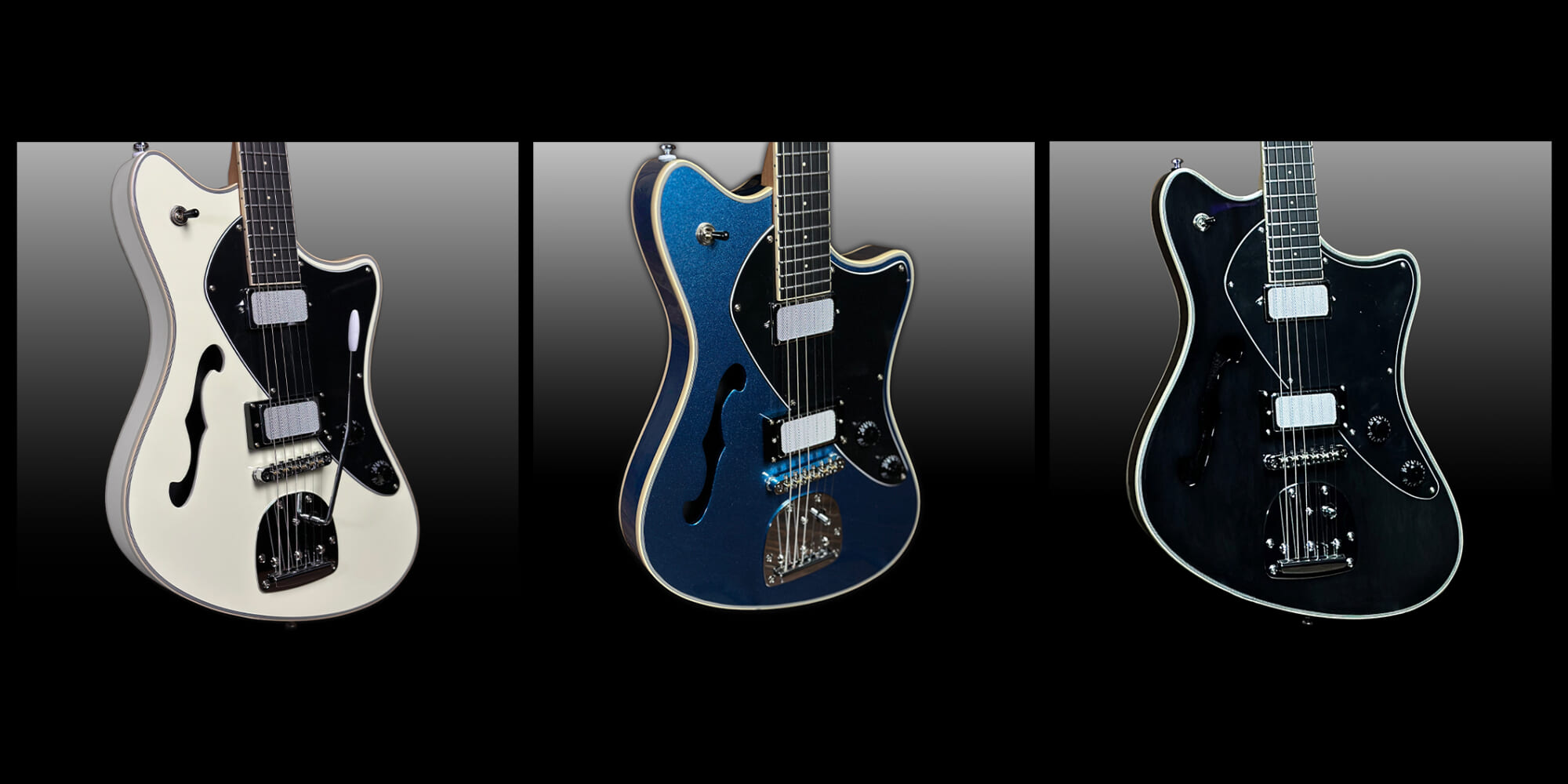 バラゲール・ギターズより、セミホロウ・ボディとトレモロを採用したエスパーダ・モデルが新登場