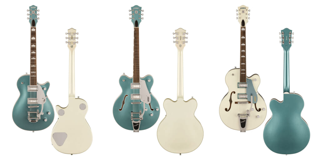 グレッチ創業140周年を記念したギターがエレクトロマチック・コレクションより3モデル登場