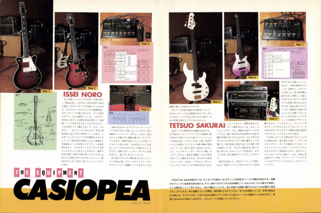 ギター・マガジン1984年11月号
表紙：カシオペア
