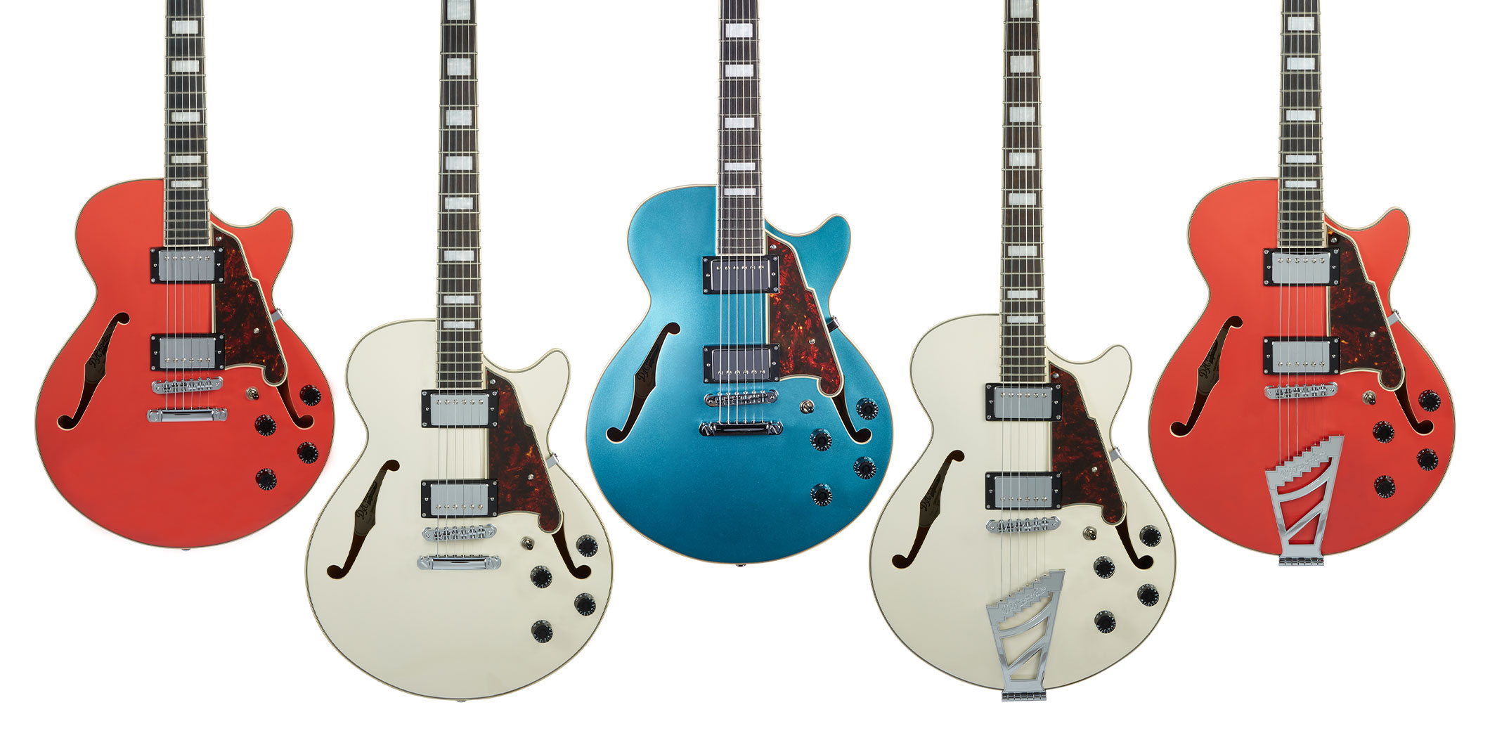 ディアンジェリコのセミホロウ・ギター2モデルに新色が追加