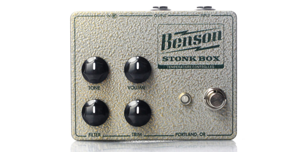 Benson Amps STONK BOX　独自の温度調節機能で安定したゲルマニウム・ファズ・サウンドを実現