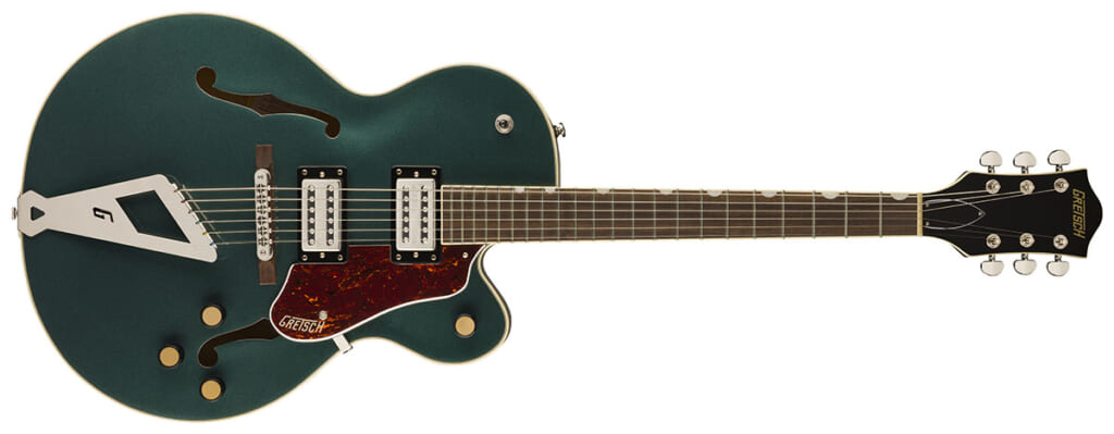 G2420 Streamliner Hollow Body with Chromatic II Tailpiece Cadillac Green