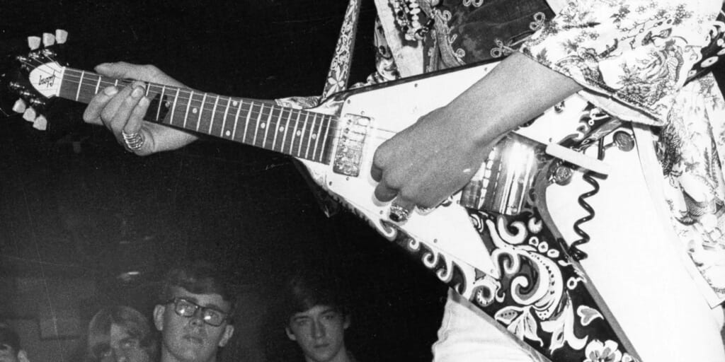 ジミ・ヘンドリックス自身がペイントした最後のギター　1967年製ギブソン・フライングV