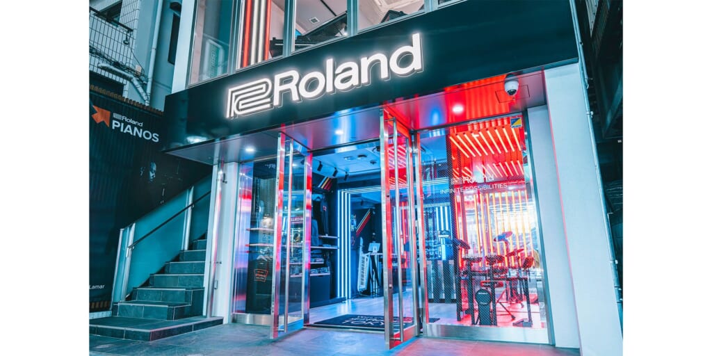 ローランド、日本初の直営店『Roland Store Tokyo』を原宿エリアにオープン