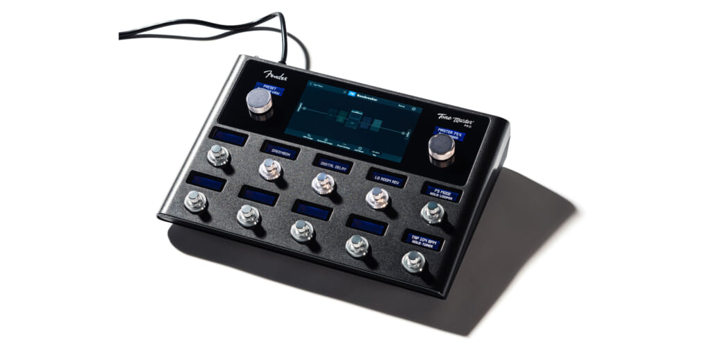 フェンダーより、初のデジタル・サウンド・プロセッサー“Tone Master Pro”が登場　合計100以上のアンプ＆エフェクト・モデルを搭載