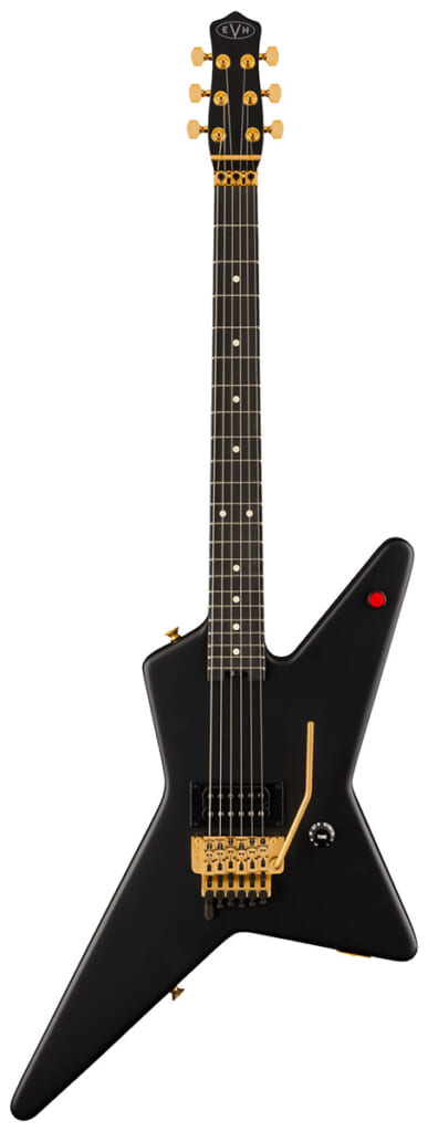 Limited Edition Star, Ebony Fingerboard, Stealth Black with Gold Hardware（前面）