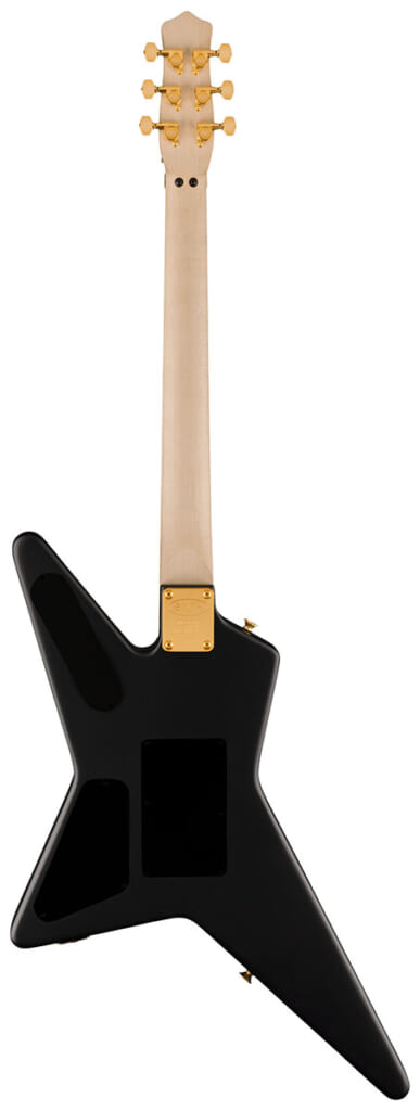 Limited Edition Star, Ebony Fingerboard, Stealth Black with Gold Hardware（背面）