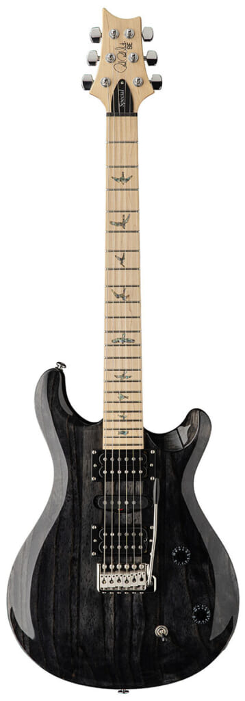 PRS SE SWAMP ASH SPECIAL Charcoal（正面）