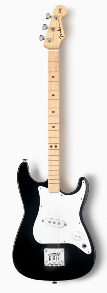 Fender x Loog Stratocaster 3-String Children's Guitar（前面）