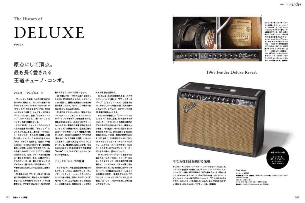 Fender Amps Family History　格式高きフェンダー・アンプの血統
