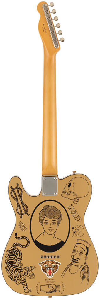 LIMITED ART GALLERY TELECASTER SHO WATANABE（背面）