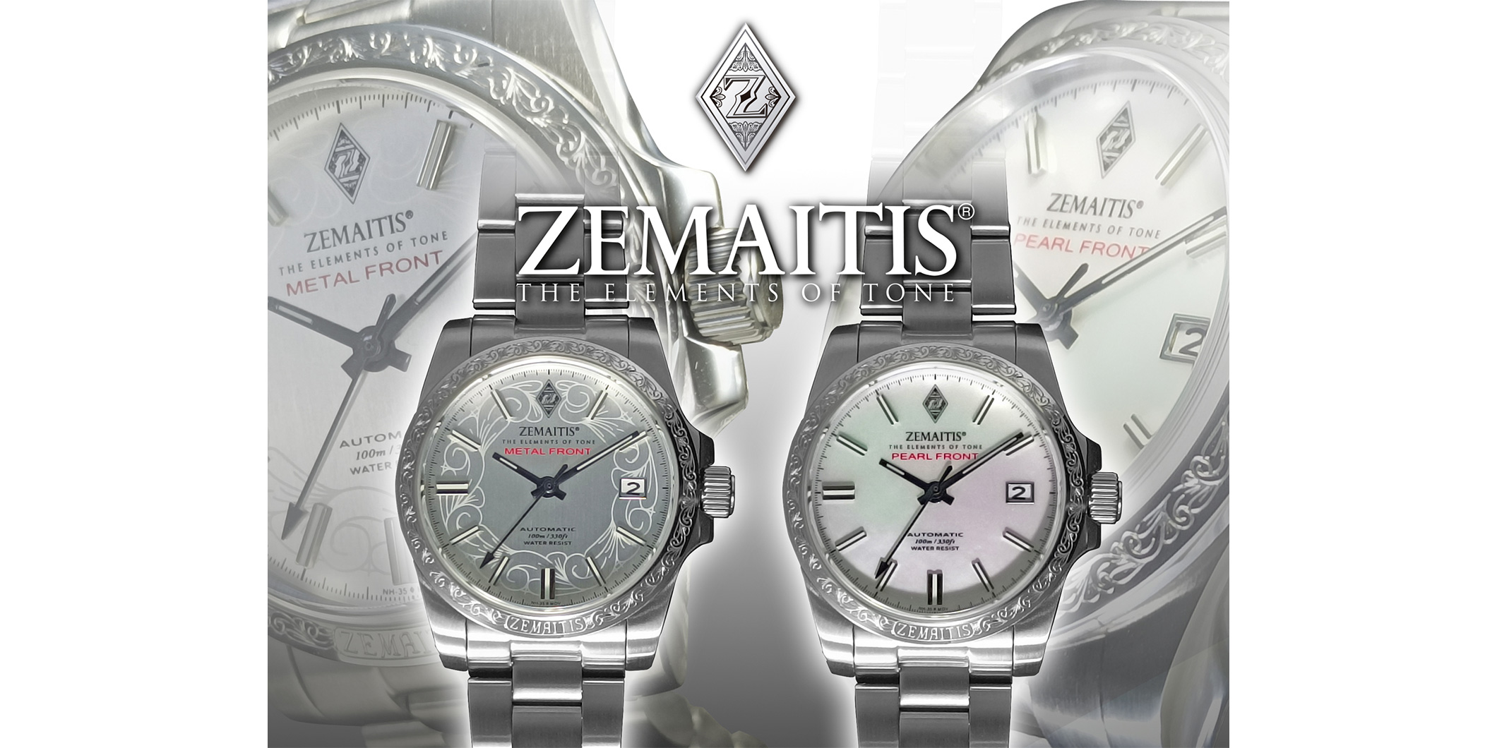ゼマイティスのギターをイメージした腕時計2製品が2月5日に発売　世界で各100個の限定で