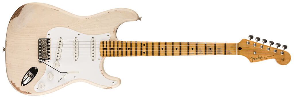 Limited Edition Fat 1954 Stratocaster Relic with Closet Classic Hardware Aged White Blonde