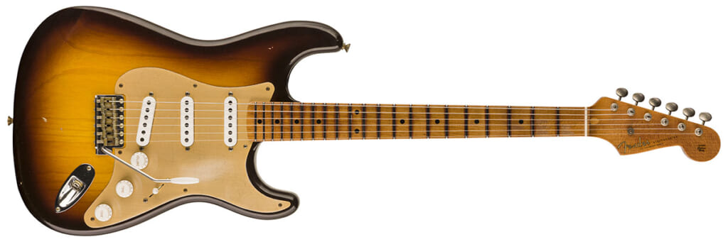 Limited Edition 1954 Roasted Stratocaster Journeyman Relic Wide Fade Chocolate 2-Color Sunburst