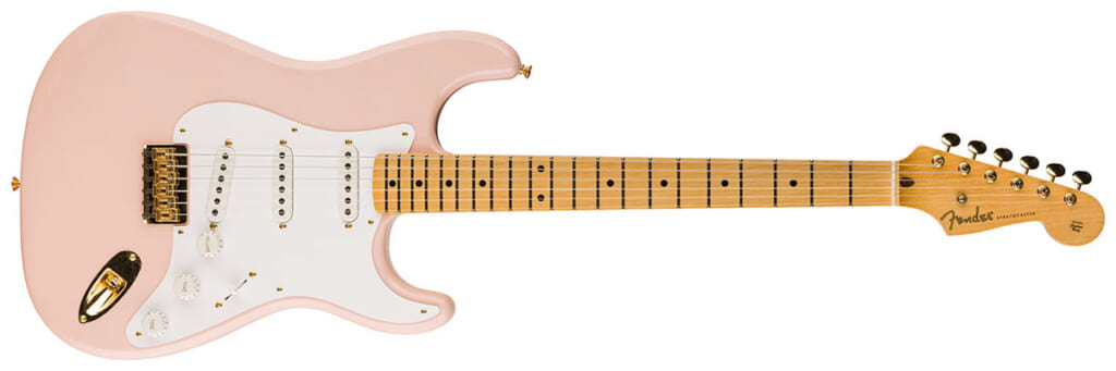 Limited Edition 1954 Hardtail Stratocaster DLX Closet Classic Super/Super Faded Aged Shell Pink