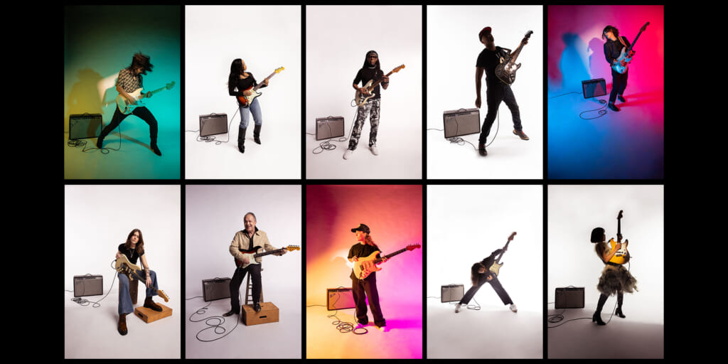 ストラトキャスター70周年の記念動画で10人のギタリストが「Voodoo Child」を熱演！