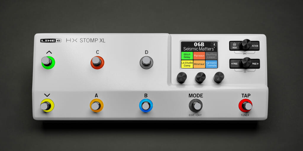 Line 6より、美しいホワイトの筐体を持つHX Stomp XLの限定モデルが発売