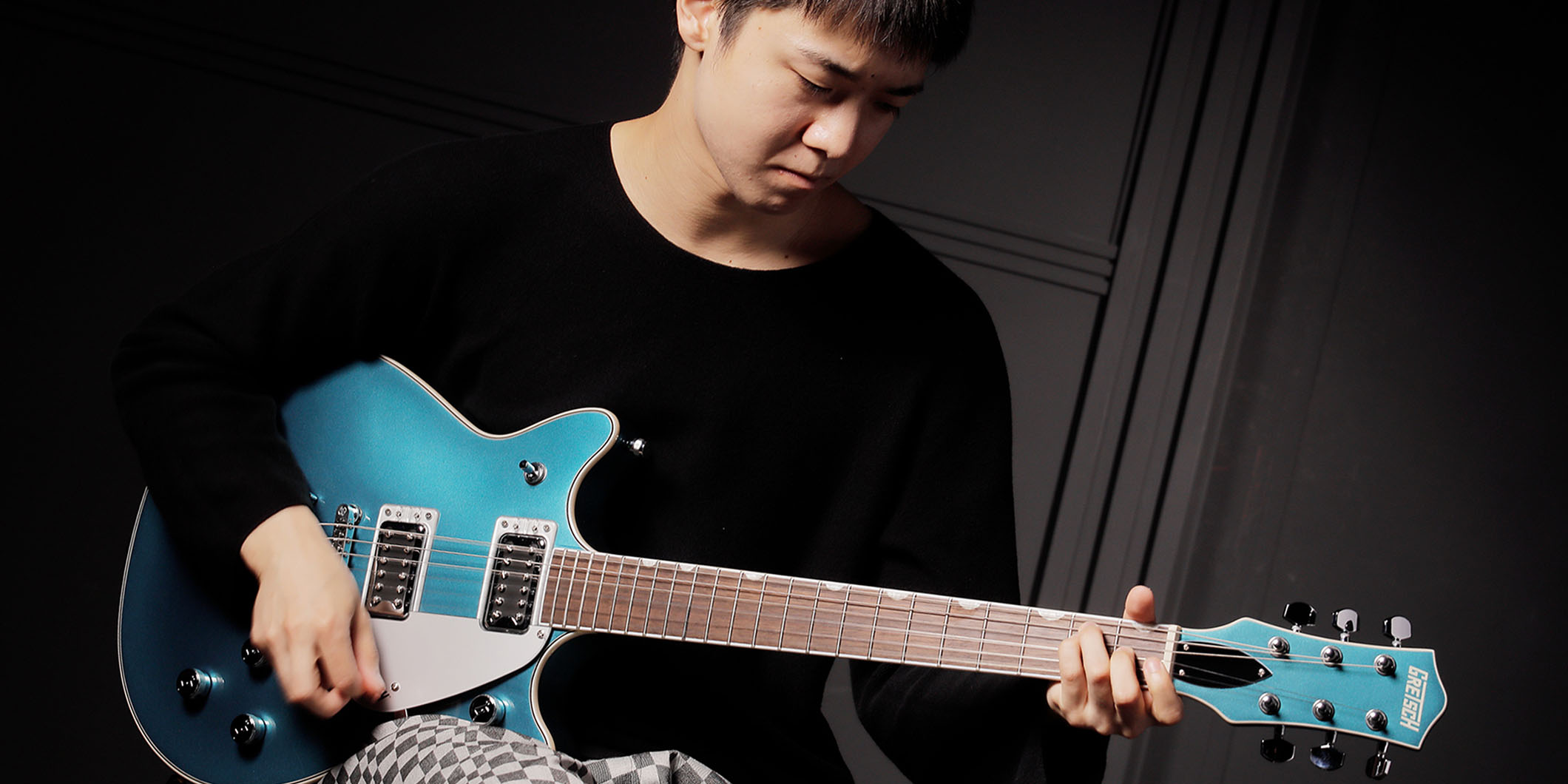 畑山悠月（KALMA）がグレッチを弾き比べ！　試奏モデル：G5222 Electromatic  Double Jet BT with V-Stoptail