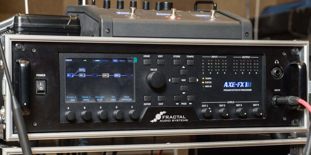 WANDSの柴崎浩が2024年のツアーで使用した、デジタル・サウンド・システム