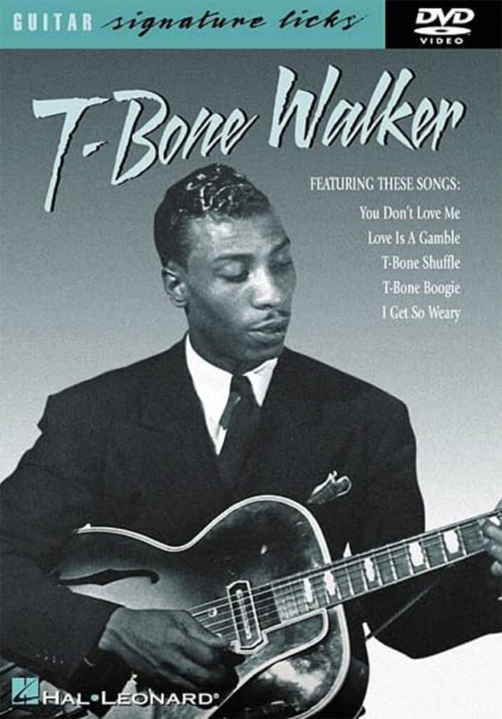 DVD『Guitar Signature Licks : T-Bone Walker』（Hal Leonard）のジャケット。