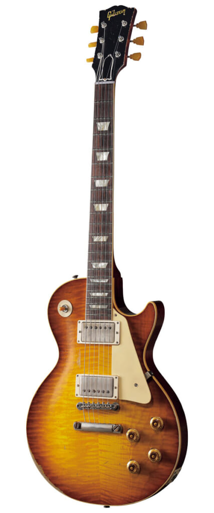 1959 Les Paul Standard Golden Poppy Burst／Heavy Aged（前面）