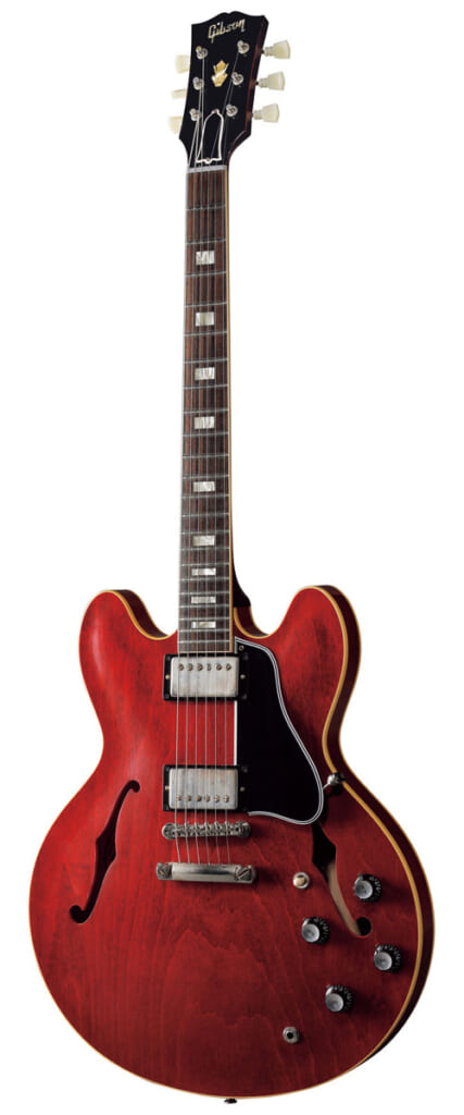 1964 ES-335 Sixties Cherry／Ultra Light Aged（前面）