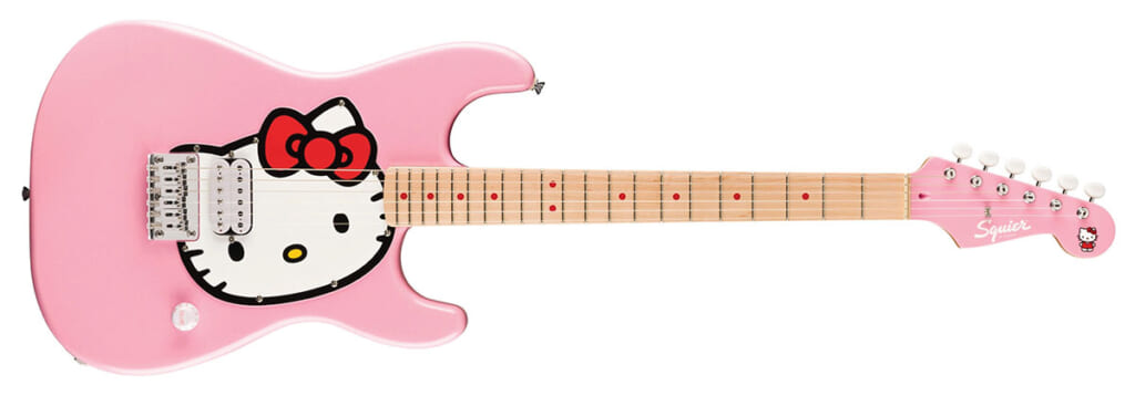 Squier／Limited Edition Hello Kitty Stratocaster