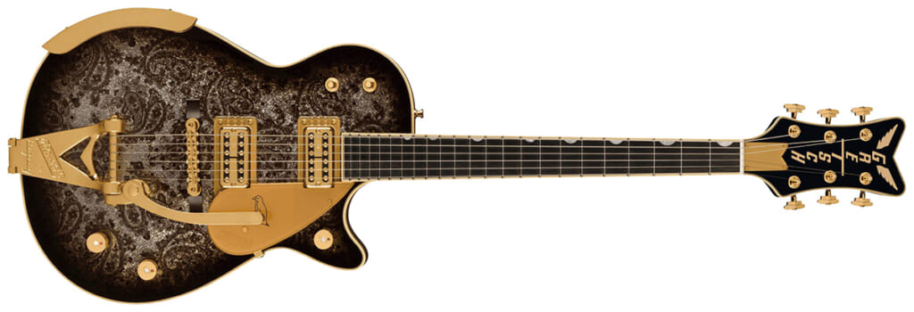 GRETSCH／Limited Edition／G6134TG LTD Paisley Penguin with String-Thru Bigsby, Ebony Fingerboard, Black Paisley