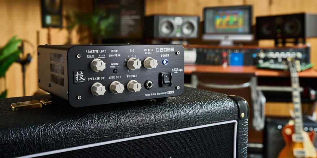 BOSSより、真空管アンプ向けロード・ボックス“WAZA Tube Amp Expander Core”が発売