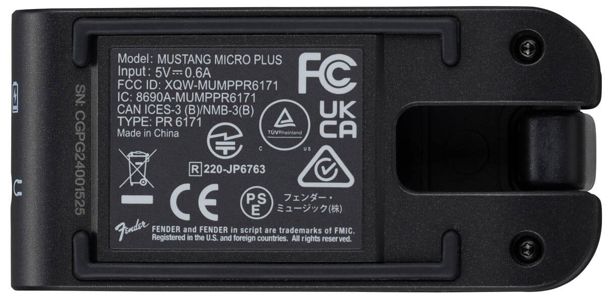 Mustang Micro Plus（BACK）