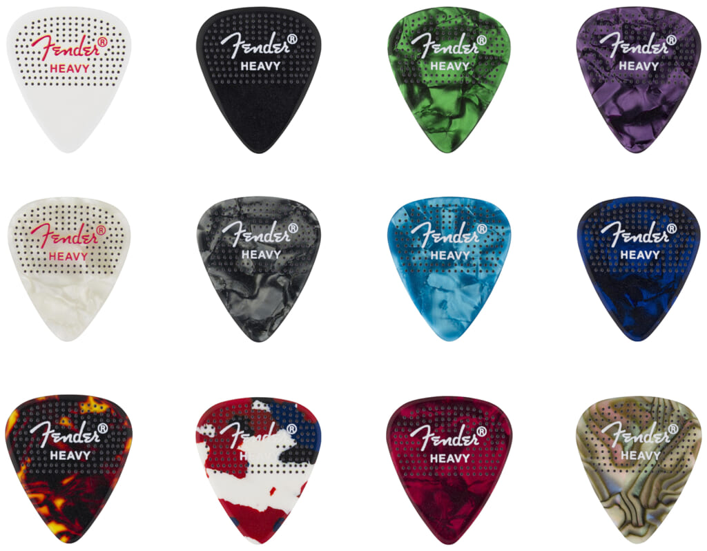 Fender／351 Dotted Celluloid Picks