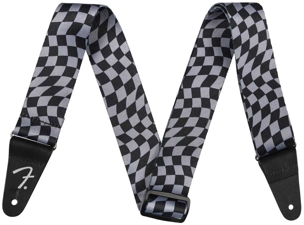 Fender／Wavy Checkerboard Polyester Strap