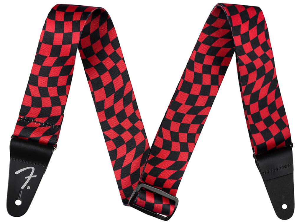 Fender／Wavy Checkerboard Polyester Strap