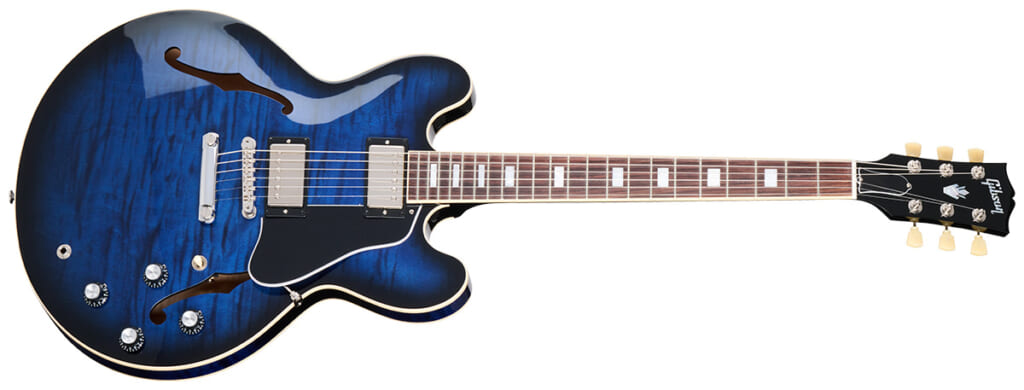 Gibson／ES-335 Figured（Deep Ocean Burst）